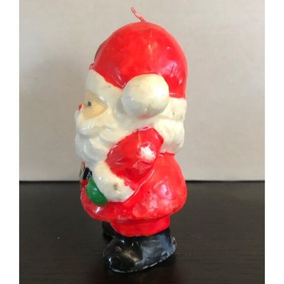 Vintage Santa Claus Decorative Wax Candle Set - Picture 4 of 13